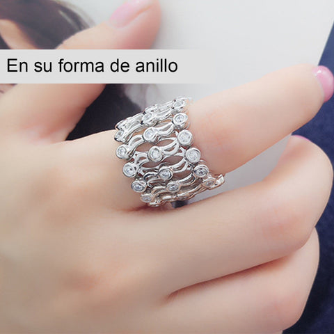 Anillo Pulsera 2 en 1 Joyería Magnapy - Mega Tienda