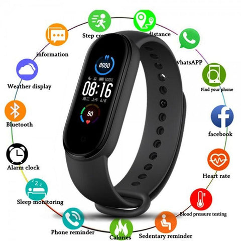 Smartband M5 Banda Deportiva Inteligente - Mega Tienda