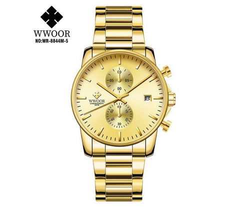 Reloj Wwoor Cronógrafo Metal WR-8 - Mega Tienda