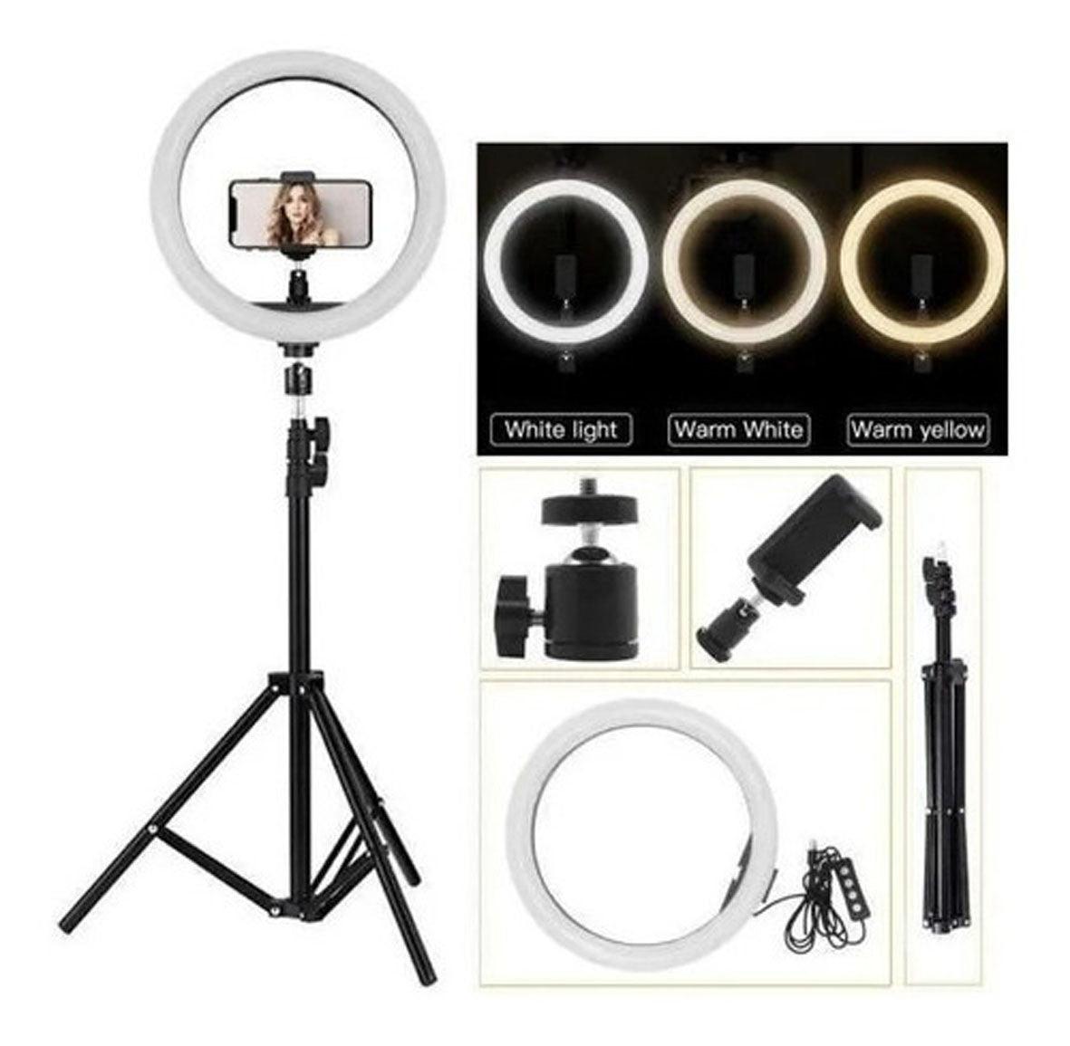 Aro Luz Led 33 Cm Para Fotografia Y Vide - Mega Tienda